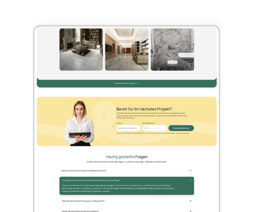 Angebotsstruktur HR Fliesen