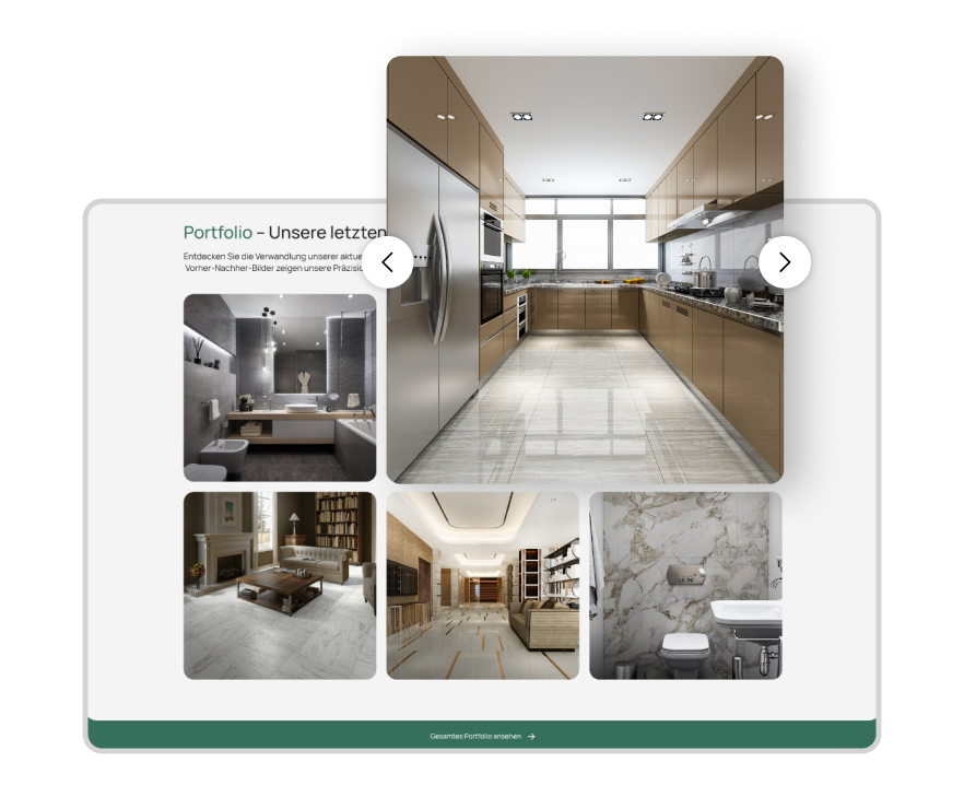Portfolio als Verkaufsinstrument HR Fliesen