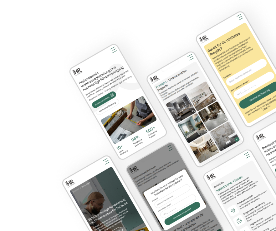 Mobile-first Performance HR Fliesen